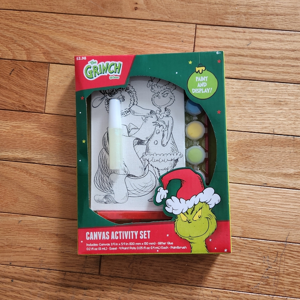 The Grinch Canvas Activity Set